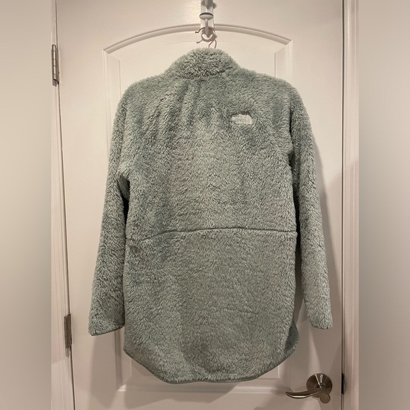 NWT THE NORTH FACE Suave Oso Long Girls Fleece Jadeite Green  size XL(18) - Picture 4 of 4